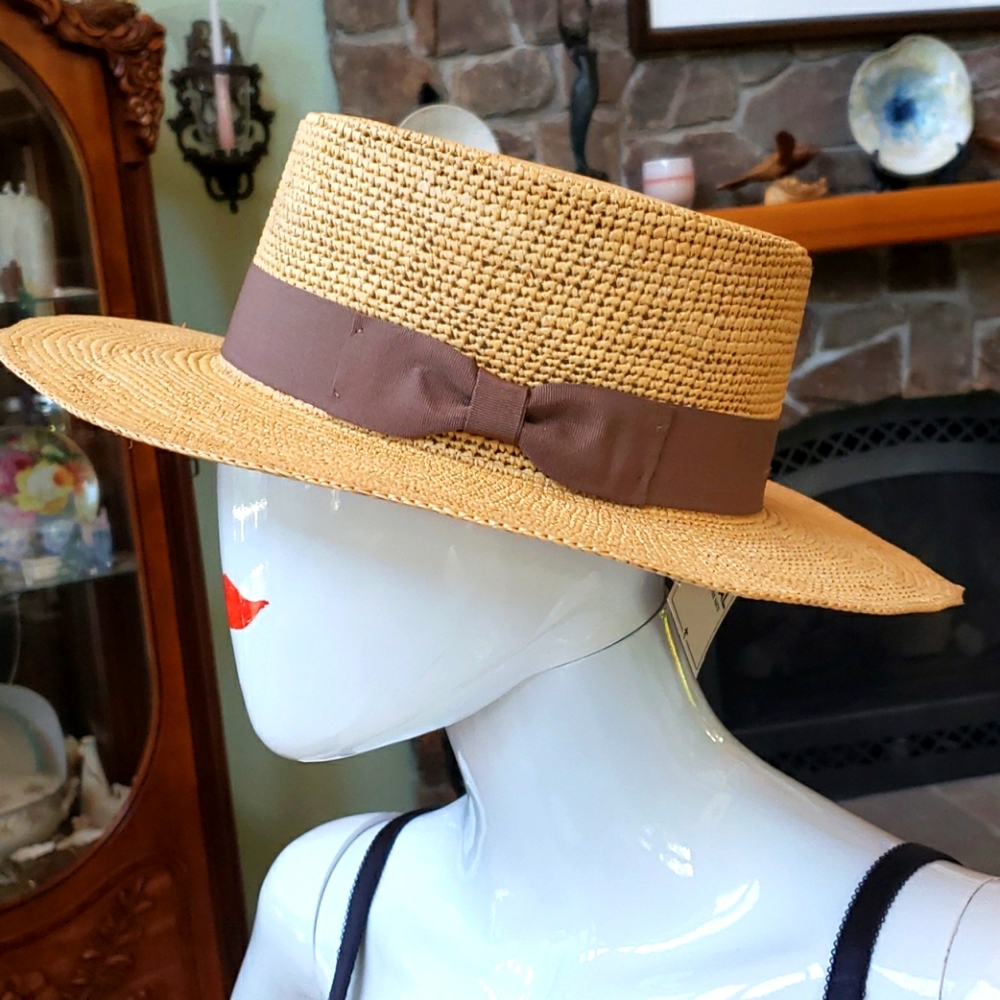 NWT Elegancia Tropical Panama hat m